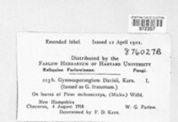 Image of Gymnosporangium davisii